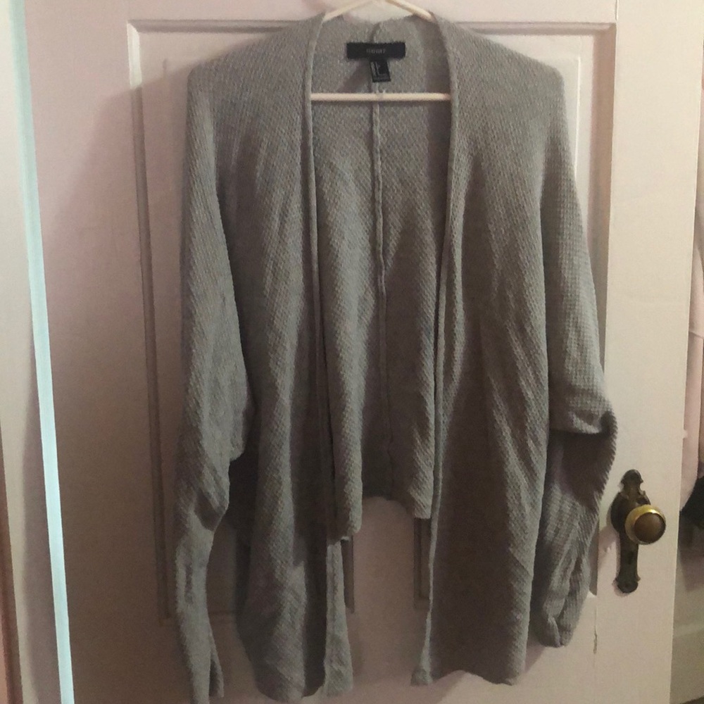 Grey Forever 21 cardigan